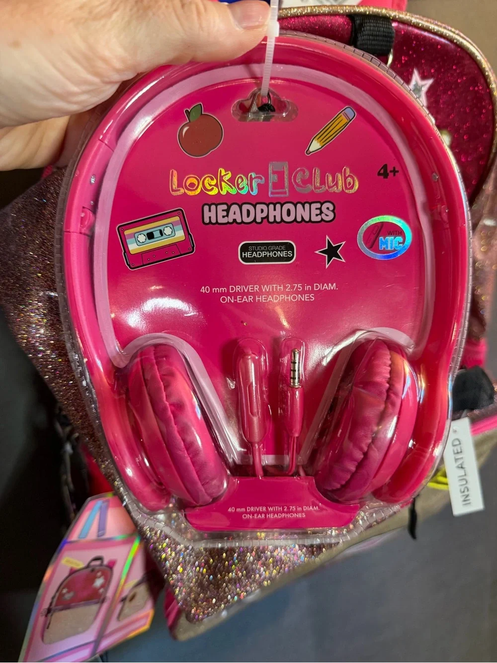 Locker Club shiny pink